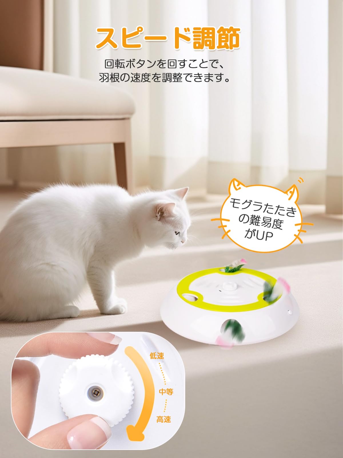 Amazon.co.jp: 【2026年新登場】 猫 おもちゃ 一人遊び 電動 自動 飽き